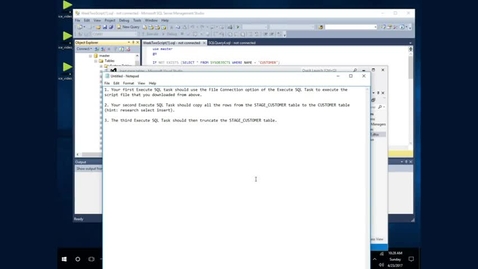Thumbnail for CIS 616 -Step One Load Script to Master Database