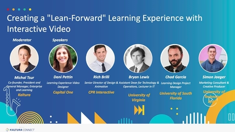 Thumbnail for entry Creating a Lean Forward Learning Experience with Interactive Video