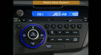 Radio Data System Rds 2012 Honda Cr Z Honda Owners Site