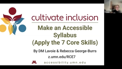 Thumbnail for Create an Accessible Syllabus