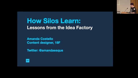 Thumbnail for entry Morning Keynote: How Silos Learn: Lessons From the Idea Factory