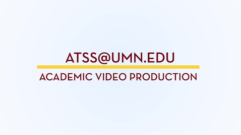 Thumbnail for ATSS Lecture Reel