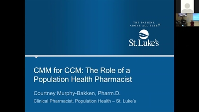 Cmm For Ccm The Role Of A Population Health Pharmacist College Of Pharmacy University Of Minnesota