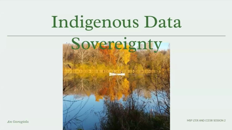 Thumbnail for Training #2: Indigenous Research Policies (10/24/2025)
