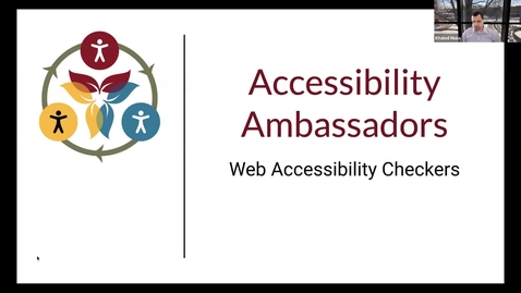 Thumbnail for Web Accessibility Checkers Lightning Talks and Q&amp;A