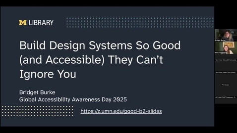 Thumbnail for GAAD 2025 - B2: Build Design Systems So Good (and Accessible) They Can’t Ignore You