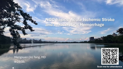 Thumbnail for NCC Basics - AIS, ICH (Tang) 20250925