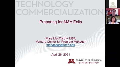 Thumbnail for Preparing for M&amp;A Exits