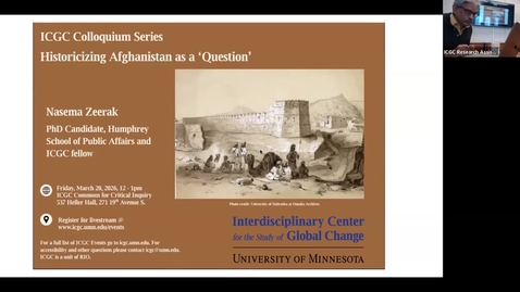 Thumbnail for ICGC Colloquium Series: Nasema Zeerak, March 20, 2026