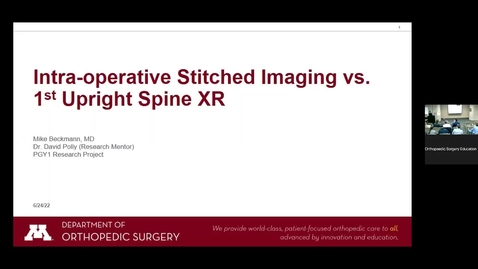 Thumbnail for entry 07/15/22 | PGY-2 Residents: G1 Research Presentations