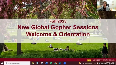 Thumbnail for entry Global Gopher Experiences 2023: Preparing for Your Orientation &amp; Registration