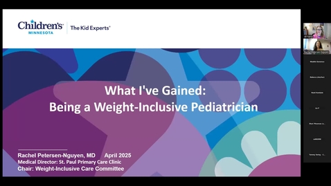 Thumbnail for What I've Gained: Being a Weight-Inclusive Pediatrician - 4/14/25