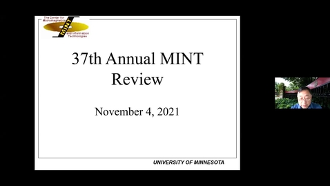 Thumbnail for entry 2021 MINT Review O01 - Introduction