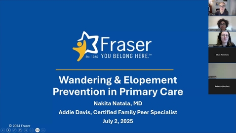 Thumbnail for Wandering and elopement prevention in ASD (July 2nd, 2025)