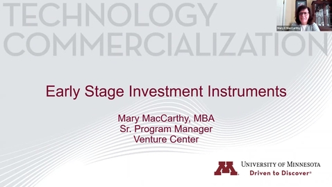 Thumbnail for Early Stage Investment Instruments