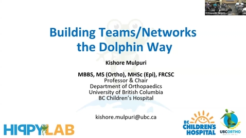Thumbnail for 10/9/25 | Kishore Mulpuri, MBBS | Building Teams/Networks the Dolphin Way