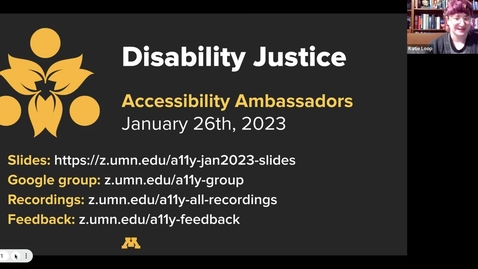 Thumbnail for entry Disability Justice