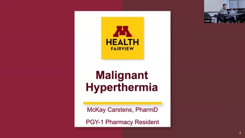 Thumbnail for Malignant Hyperthermia (Carstens) 20250501