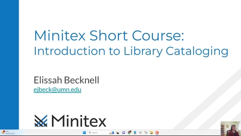 Thumbnail for Introducing Elissah Becknell and Introduction to Library Cataloging