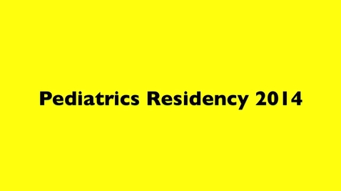 Thumbnail for 2015 Pediatric Residency Graduation Skit