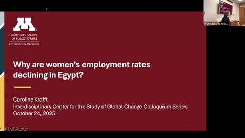 Thumbnail for ICGC Colloquium Series: Caroline Krafft, October 24th, 2025