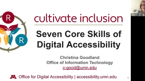 Thumbnail for Seven Core Skills of Digital Accessibility