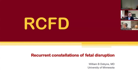 Thumbnail for &quot;Septo-optic dysplasia reconsidered: 1956–2025&quot; with Isabelle Bacchi &amp; William Dobyns, MD (9.17.25)