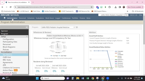 Thumbnail for entry RMS Tips - Program Administration, adding faculty and noting who is on the CCC