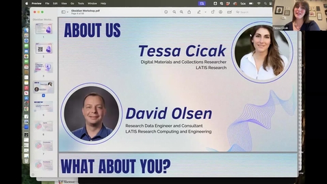 Thumbnail for LATIS Workshop: Cutting edge note taking using Obsidian (Fall 2025)
