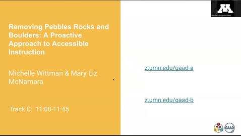 Thumbnail for GAAD 2025 - C1: Creating Awareness &amp; Empowering Change: Building a Campus-wide Disability Awareness Program