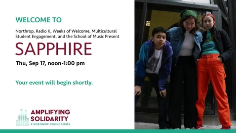 Thumbnail for Amplifying Solidarity: Sapphire