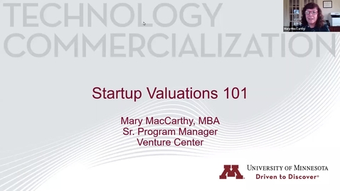 Thumbnail for entry Startup Valuations 101