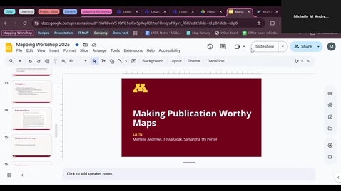 Thumbnail for LATIS Workshop: Making Publication Worthy Maps (Spring 2026)