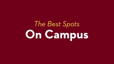 Thumbnail for entry Best Spot on Campus