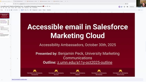Thumbnail for Accessible email in Salesforce Marketing Cloud