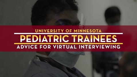 Thumbnail for Advice for Virtual Interviewing