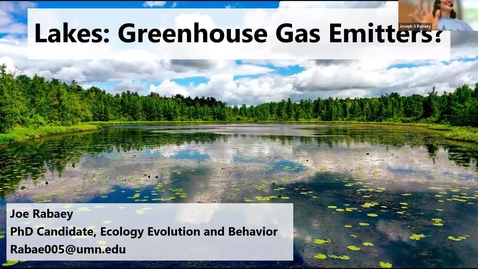 Thumbnail for Lakes and Greenhouse Gas Emissions (June 2022)