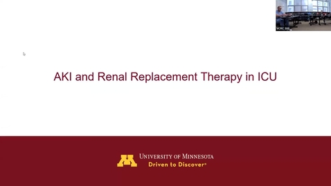 Thumbnail for AKI &amp; RRT in the ICU (Murray) 20250717