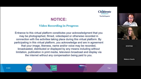 Thumbnail for Pediatric Primary Care Session 2b - 11/20/24