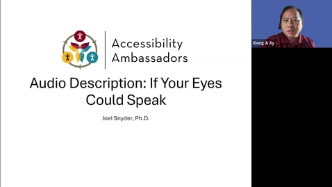 Thumbnail for Audio Description: If Your Eyes Could Speak