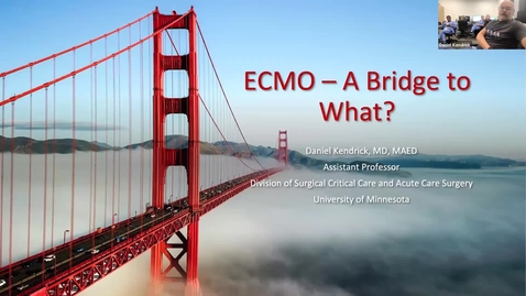 Thumbnail for ECMO - A Bridge to What (Kendrick) 20250814