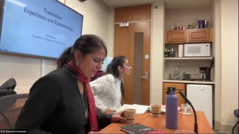 Thumbnail for ICGC South Asia Seminar Series -Rita Kothari - 11.12.2024