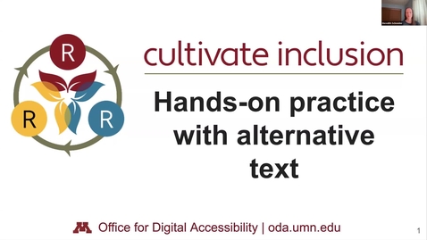 Thumbnail for Hands-on practice with alternative text