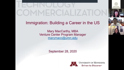 Thumbnail for entry Immigration: Building a Career in the US