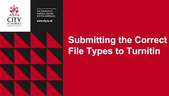 Submitting the Correct File Types to Turnitin