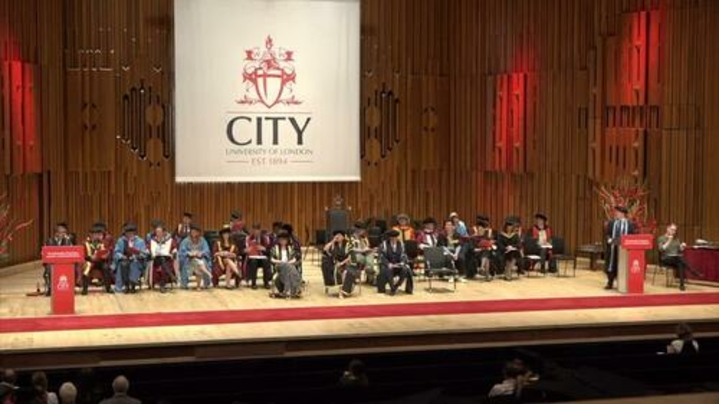 Thumbnail for channel City University of London Graduation Ceremonies