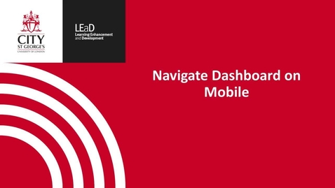 Thumbnail for Navigate Dashboard on Mobile 29/6/23