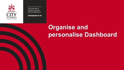 Thumbnail for Organise and Personalise Dashboard Moodle 4.5