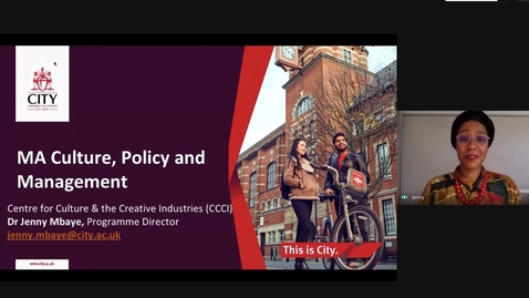 Thumbnail for MA Culture, Policy and Management