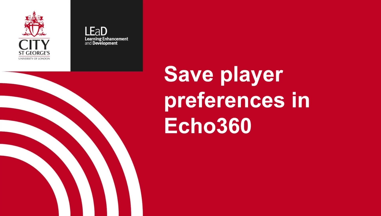 Player Preferences in Echo360
